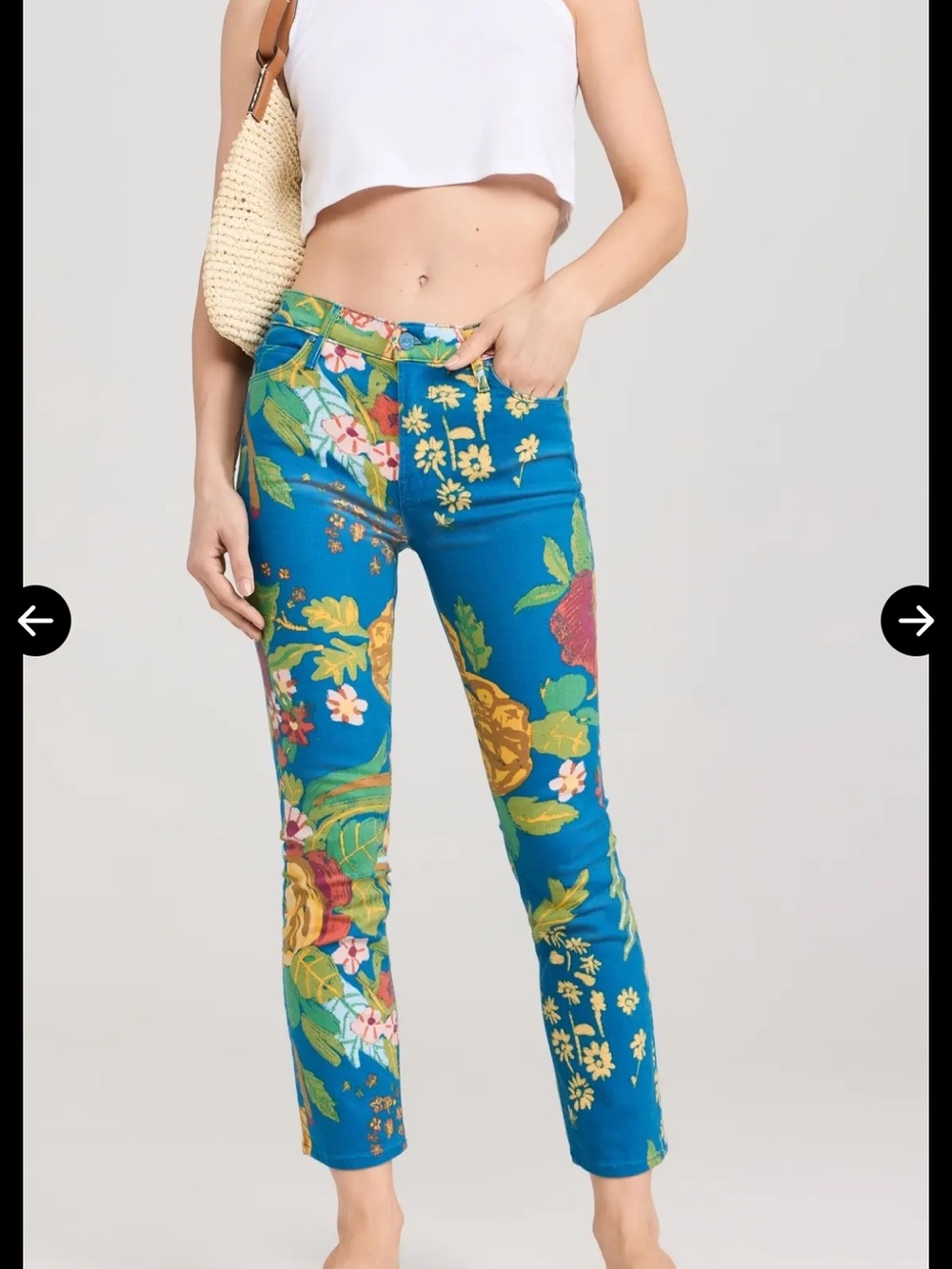 The Mid Rise Dazzler Crop Jeans